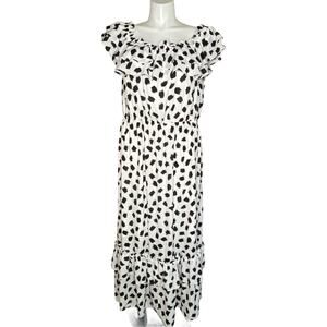 Beauticurve X Lane Bryant black and white maxi dress 22/24
